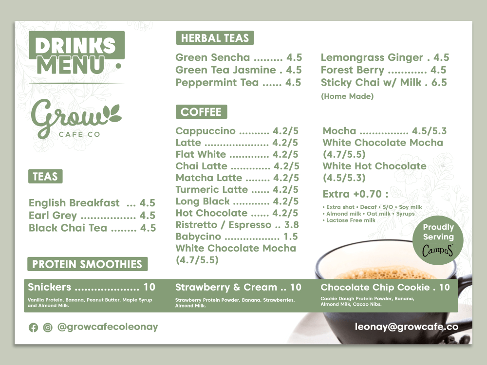 Topnotch restaurant menu perfect for food and product listing Upwork