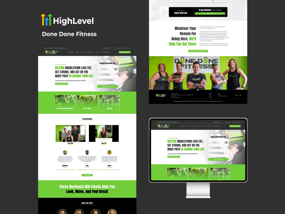 A fantastic design for your GoHighLevel funnel and website | Upwork