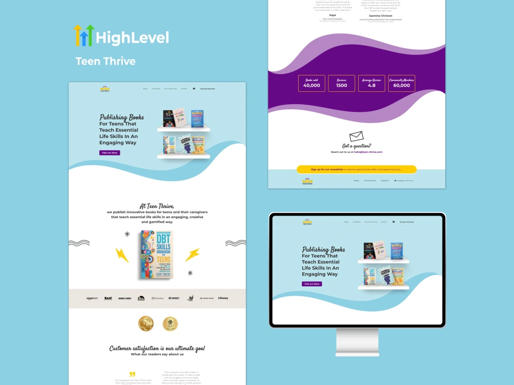 A fantastic design for your GoHighLevel funnel and website | Upwork