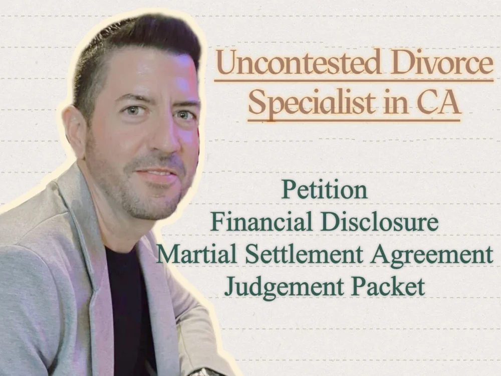 Uncontested Divorce (CA only!!) Upwork