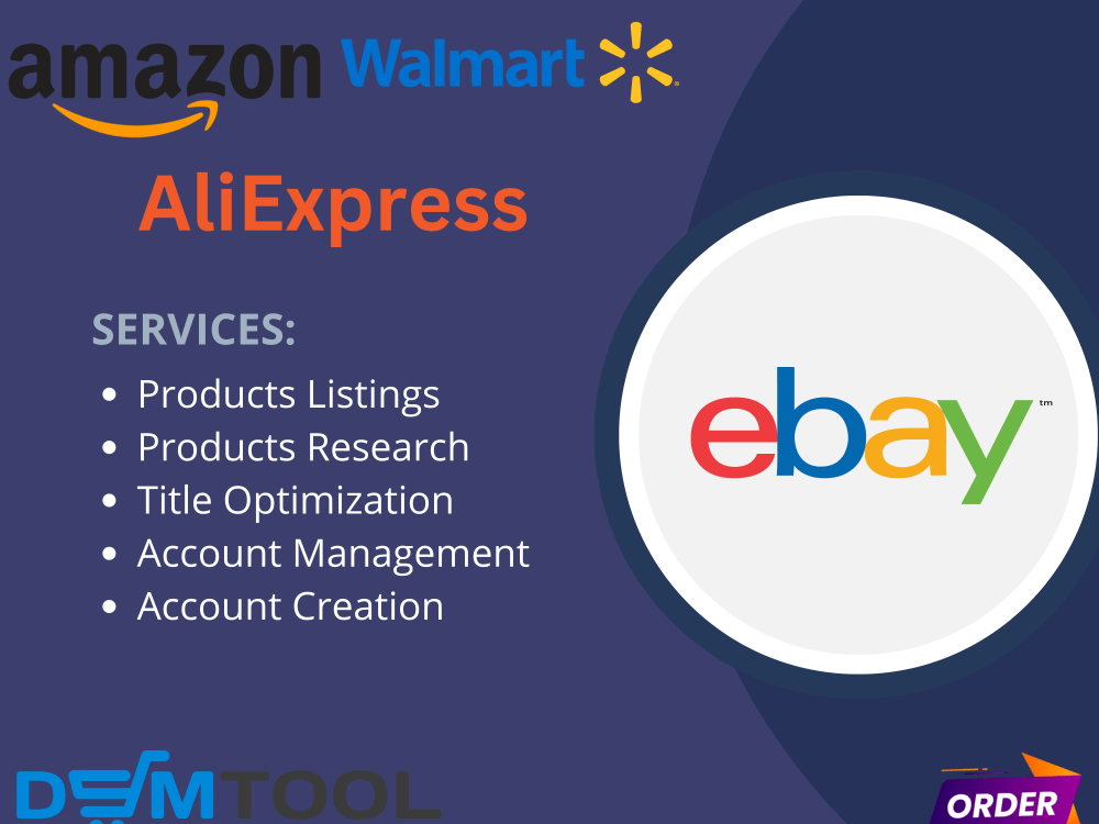  Walmart, AliExpress to  dropshipping listing/ A to Z management