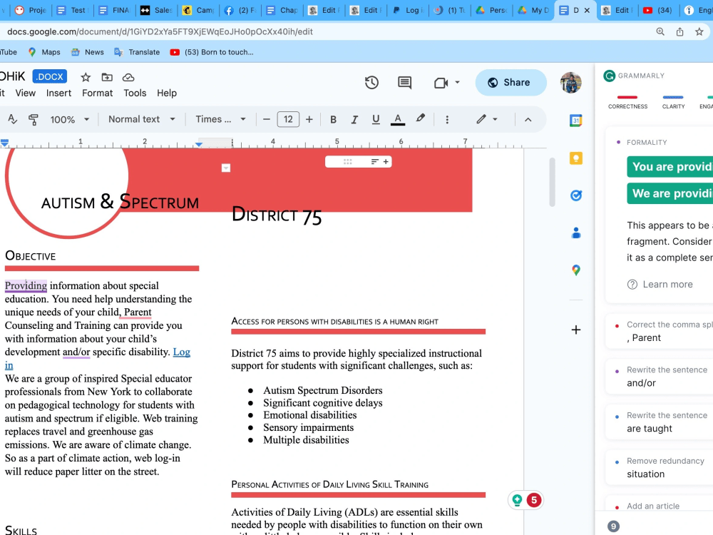 Editing and proofreading service in standard American English Upwork