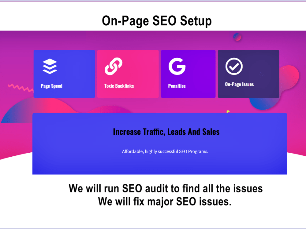 $99 Complete SEO Starter Package | Upwork