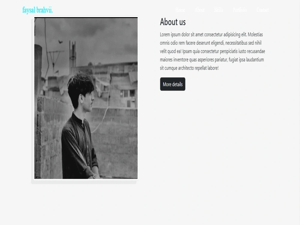 Personal portfolio website with html css | Upwork