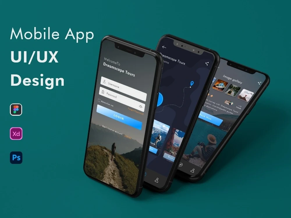 Modern landing page, website UI/UX design in Figma XD | Upwork