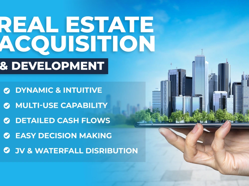 A Real Estate Development/Acquisition Financial Model Upwork