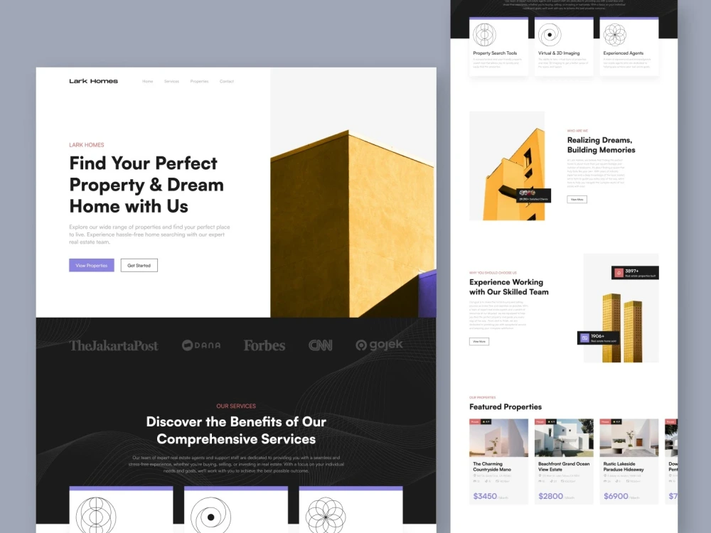 UI UX Design of Landing Page/ Company Profile | Upwork