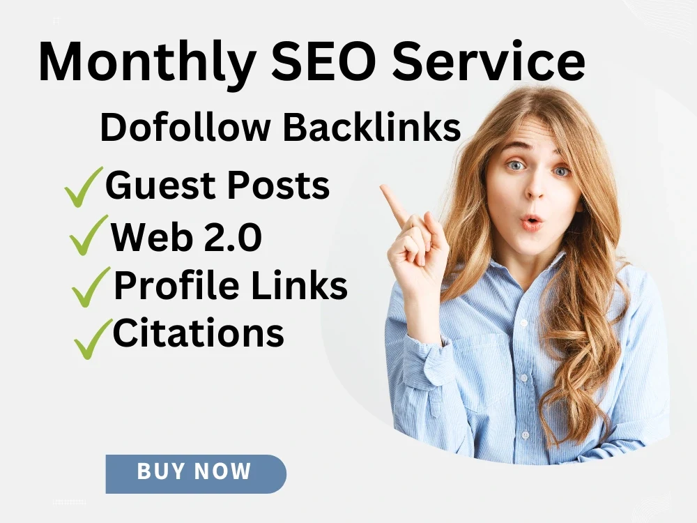 Monthly SEO service with high da backlinks | Upwork