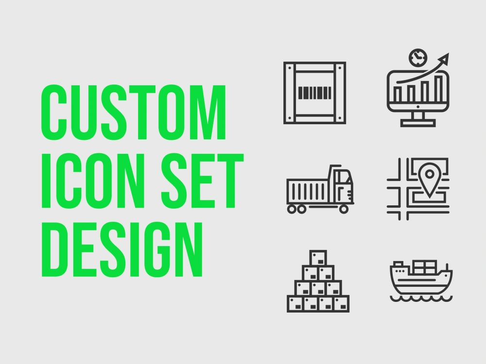 A unique custom icon set for your website, app or packaging | Upwork
