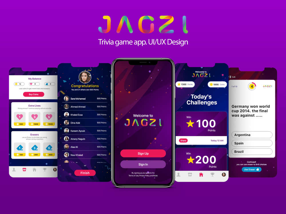 A Stunning Mobile app UI/UX design | Upwork