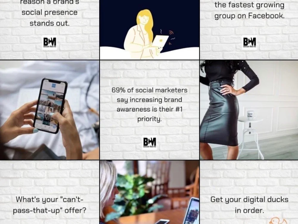 1 month of quality Instagram content that attracts your target audience ...