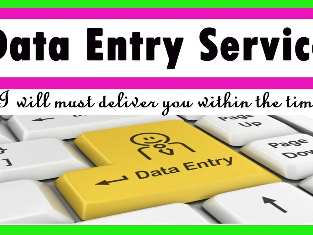 Data Entry Service for your project | Upwork