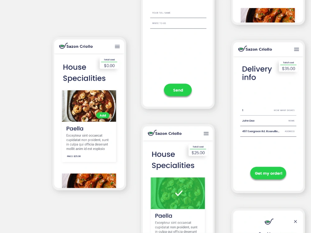 A modern & clean UI based on your paper sketches | Upwork