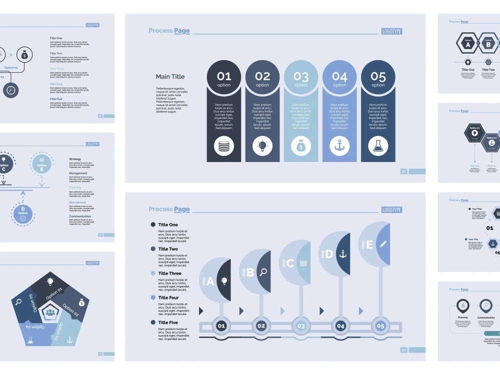 A unique and professional process flowchart or any infographic diagram ...