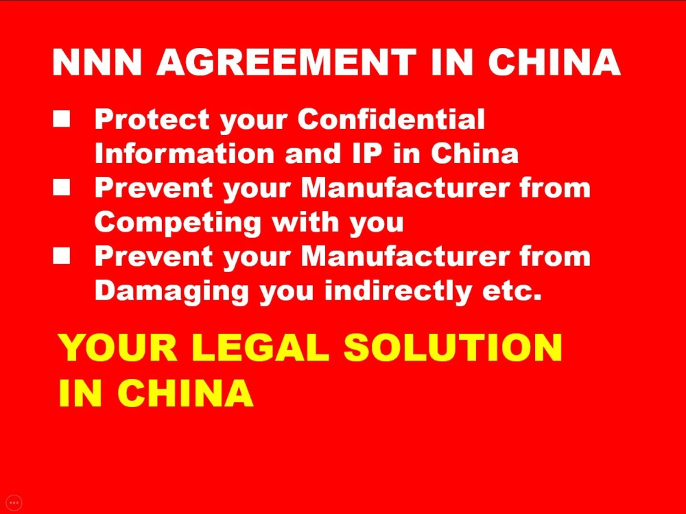 NNN agreement to Protect Your Confidential Information in China Upwork NNN agreement to Protect Your Confidential Information in China Upwork
