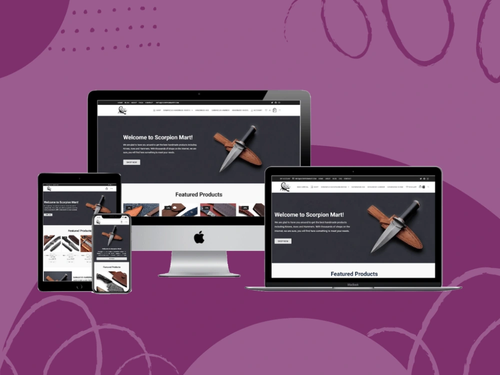 A WordPress WooCommerce store professionally designed with Elementor ...