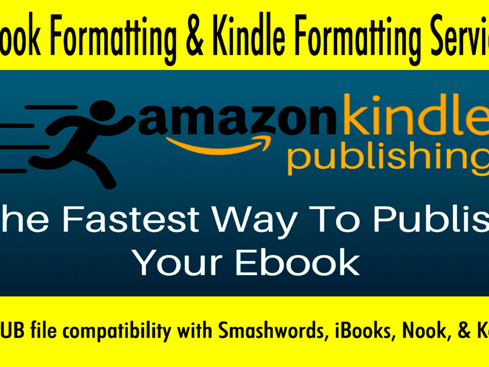 Book Formatting, typesetting, paperback, ePub, Kindle Amazon
