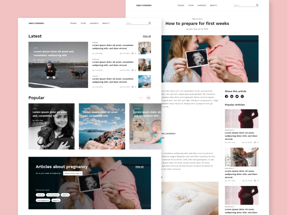 A modern and intuitive website UX/UI design (responsive) | Upwork