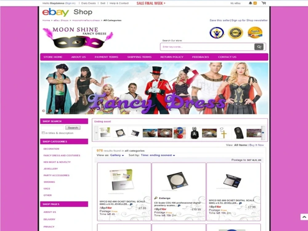 Ebay store, listing template, ebay shop design Upwork