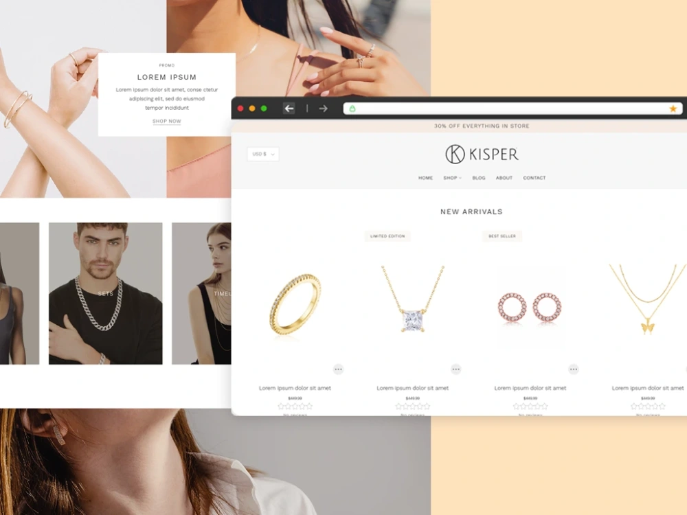 A customized theme-based professional Shopify store | Upwork