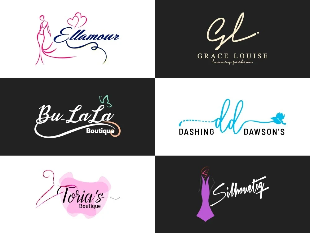 An creative fashion and boutique logo design for your business | Upwork