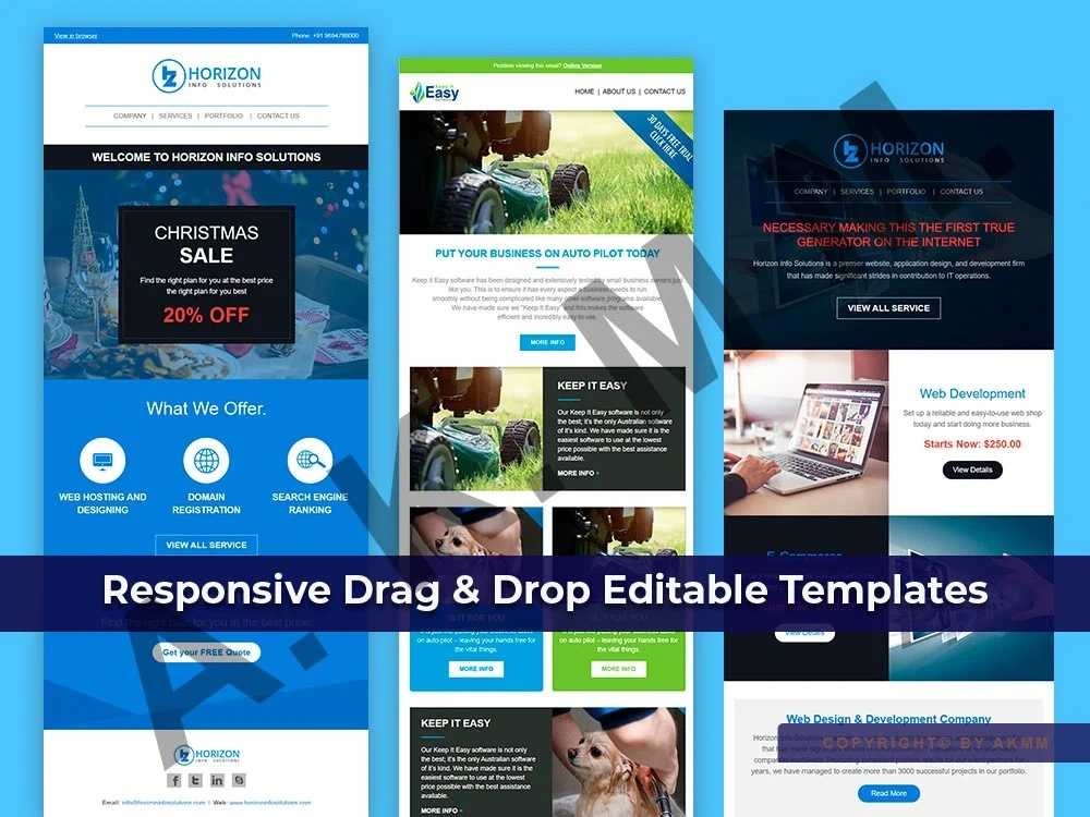 A Marketo drag & drop editable responsive email newsletter template