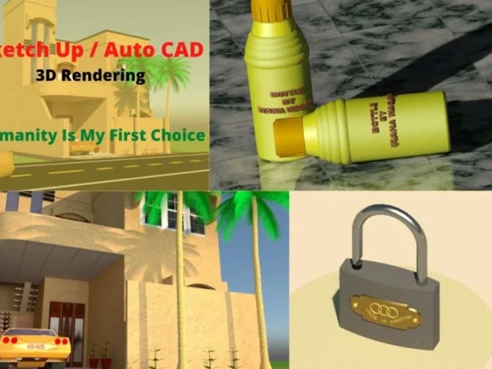 Qualiry Work Rendered Desired product high quality renders/images with proper material/colors ...