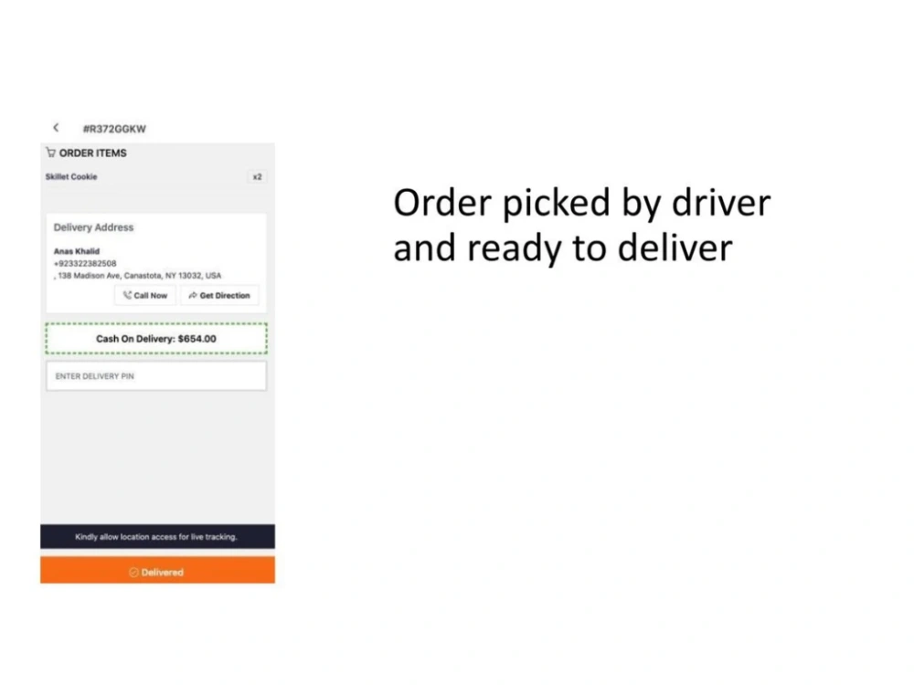 A custom food delivery app like Ubereats Doordash Deliveroo Zomato ...
