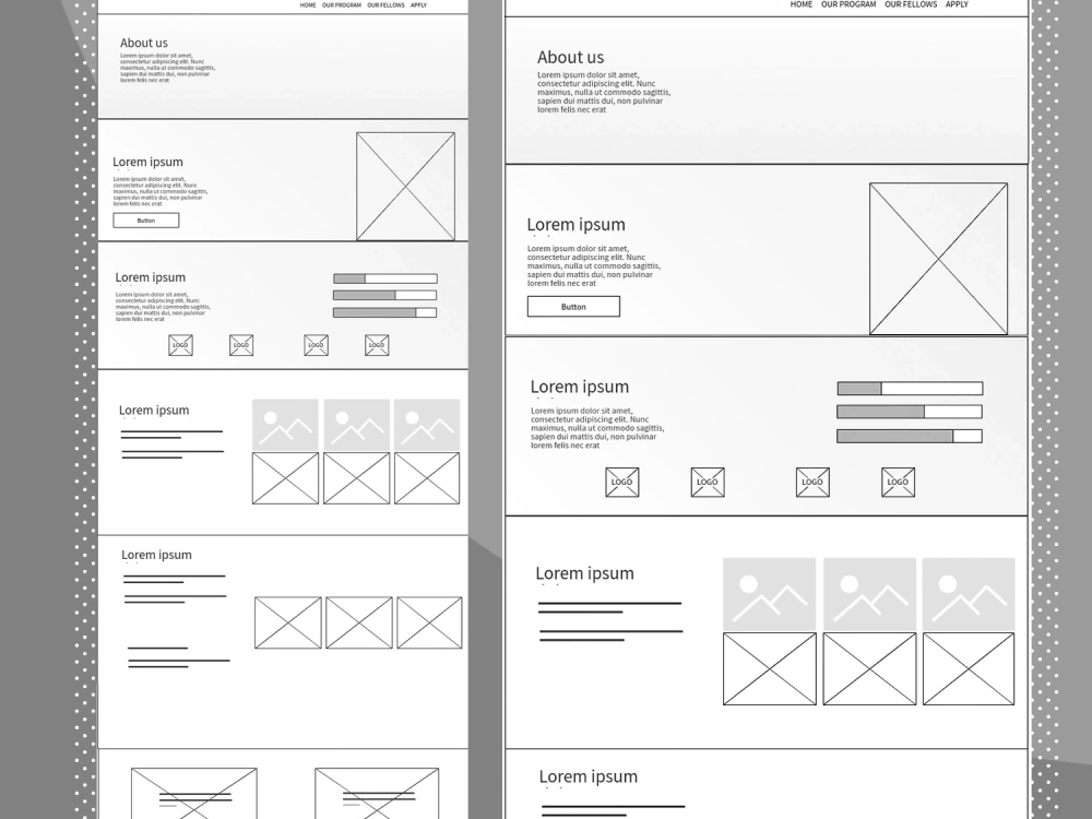 Wireframe design for your website | Upwork