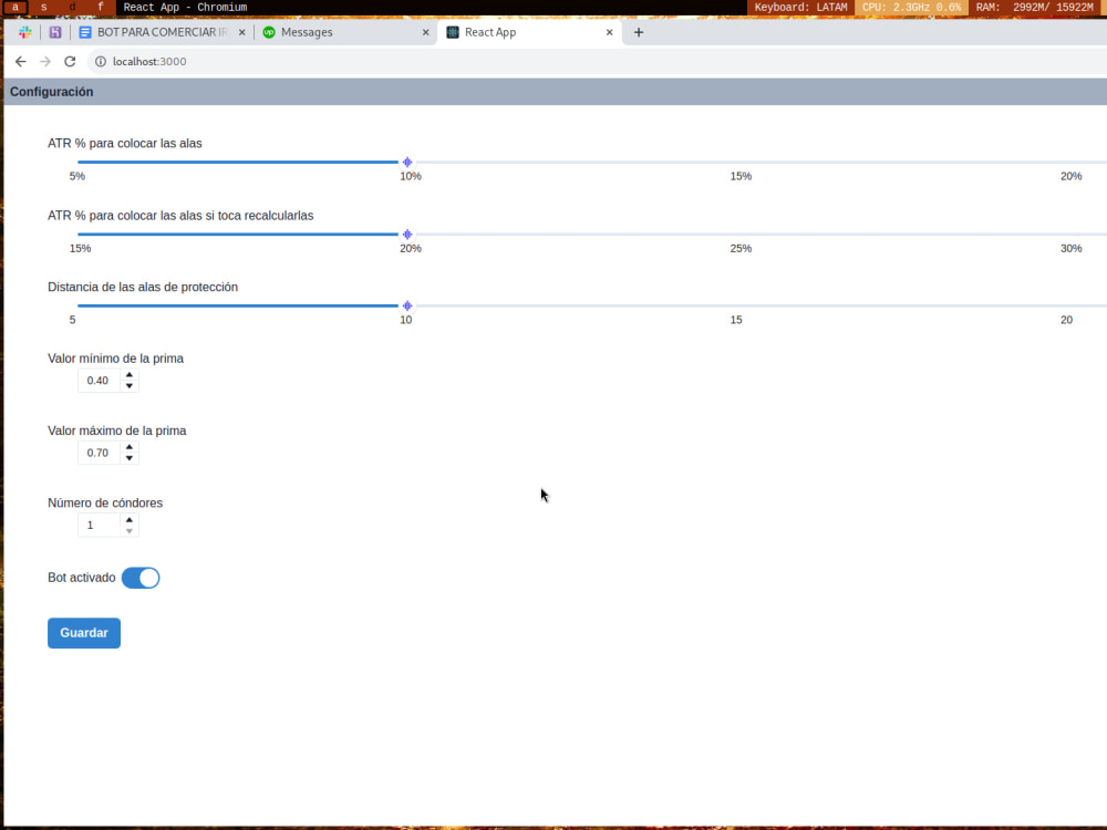 A Tastytrade bot for your custom strategy, with configuration 