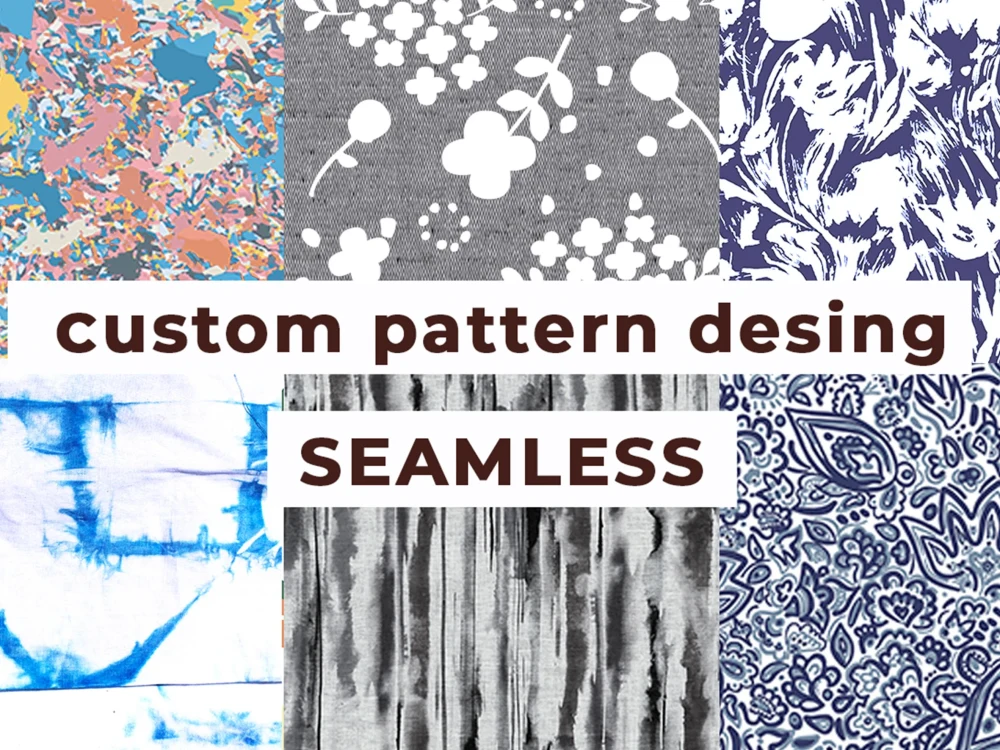 Handmade kids crafted seamless pattern. Abstract swatch for design