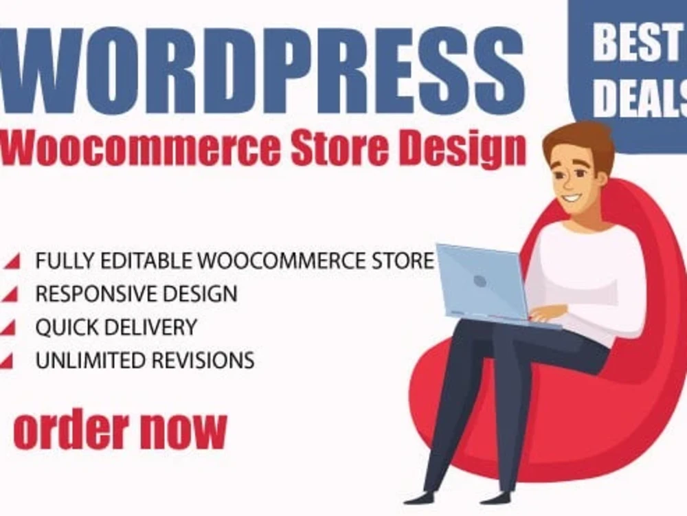 An ecommerce WordPress website with woo commerce | Upwork