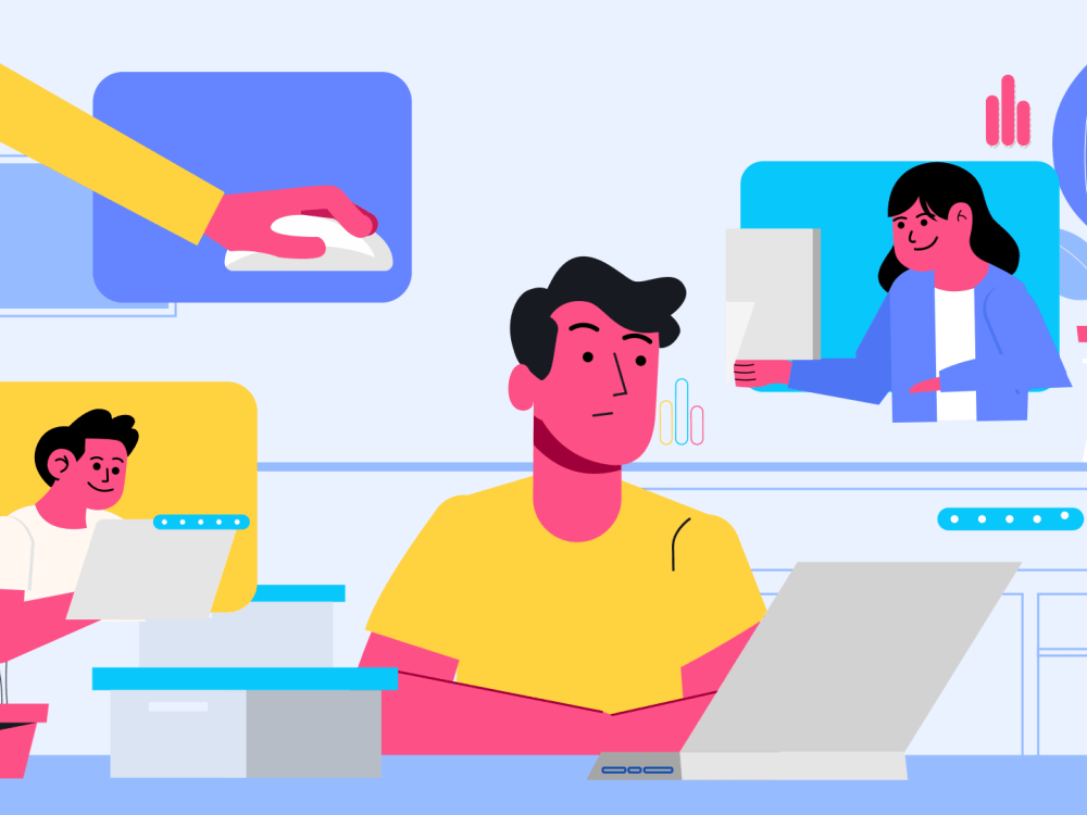 Animdated Graphics A creative 2d Animated Explainer Video with motion graphics | Upwork