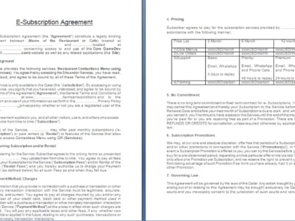 A Professional and Powerful Contracts, Agreements, Legal Documents