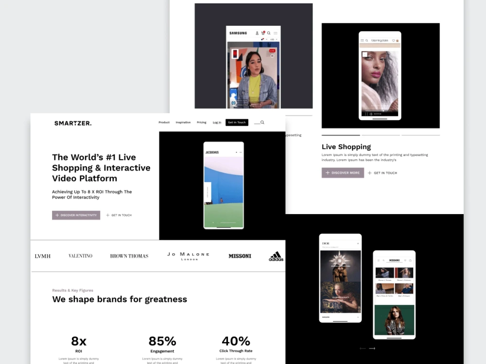 The design of a responsive Figma website or landing page Upwork