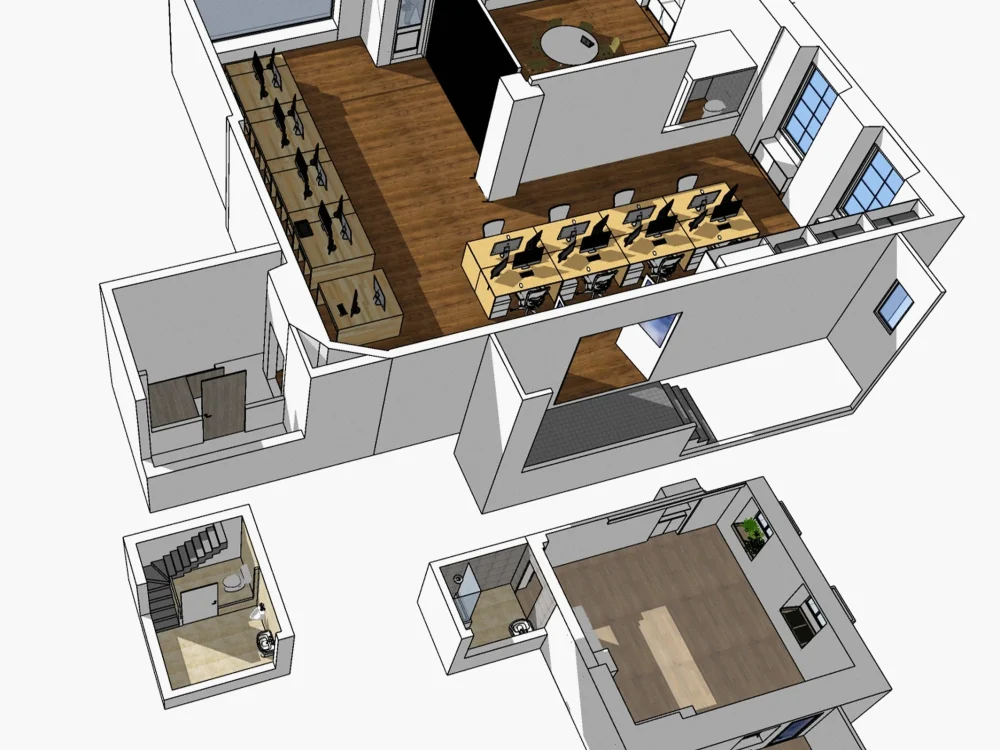 Easy to work with SketchUp model from your PDF/DWGs on time | Upwork