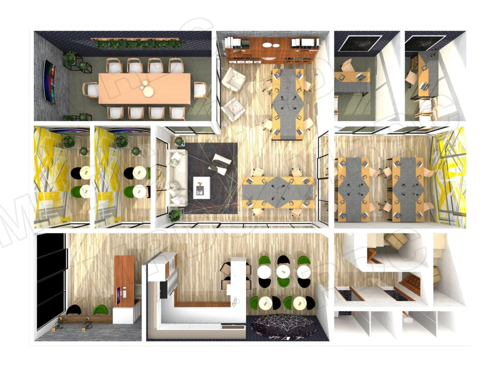 A 3D model and renders of your floor plan | Upwork