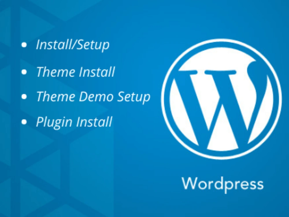 WordPress installation with Theme setup. | Upwork