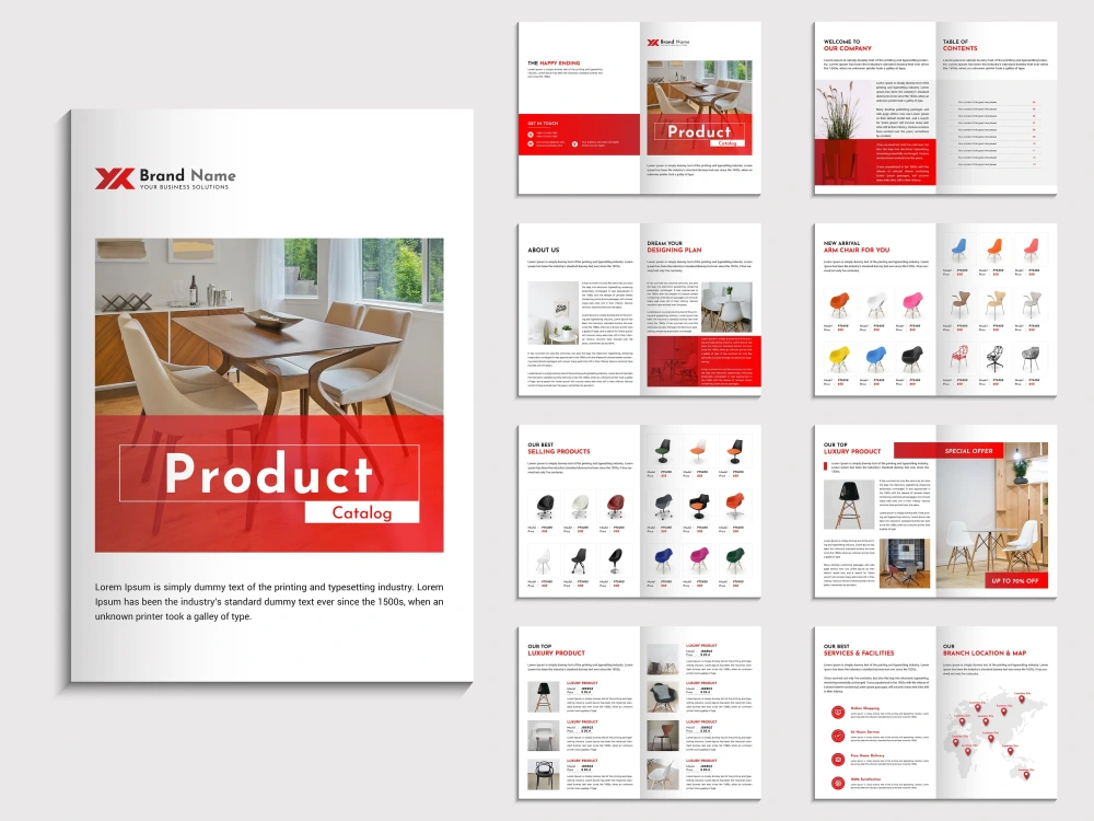 A professional catalog/brochure design for your business Upwork