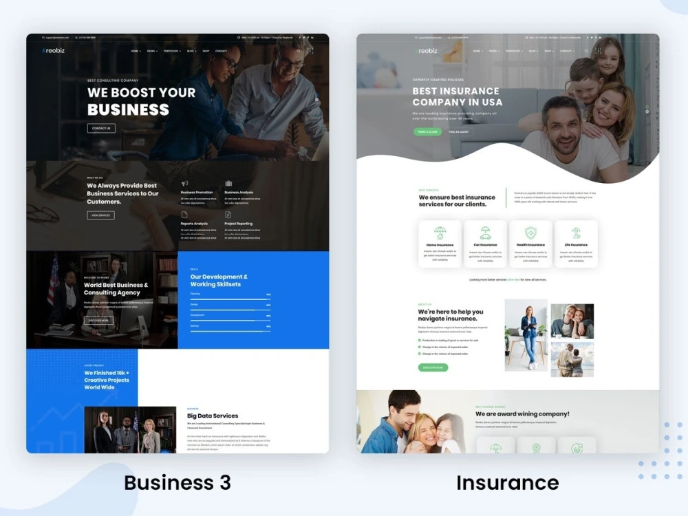 A responsive WordPress website with unique design | Upwork