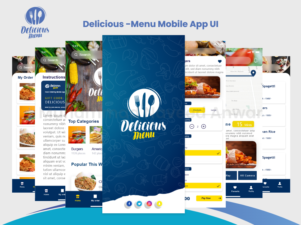 Amazing ui ux for mobile and web app user interface | Upwork