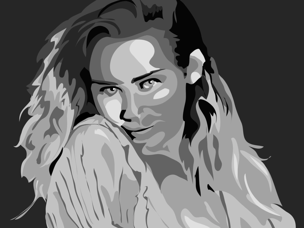 A Cool vector art portrait for your Photo | Upwork