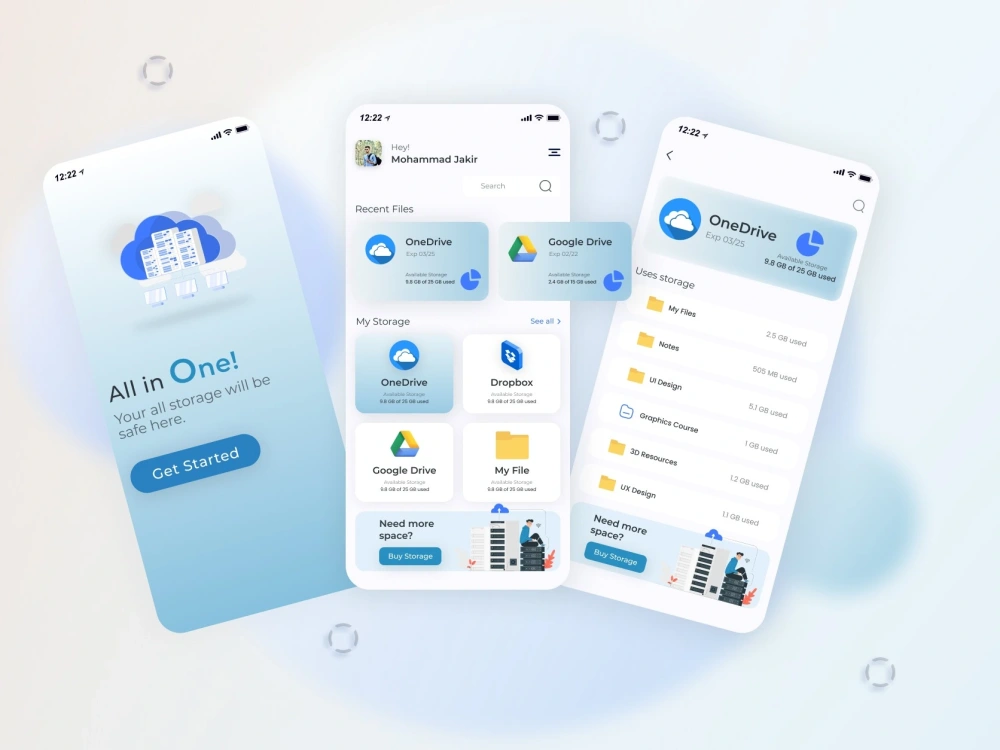 Mobile app UI UX design | Upwork