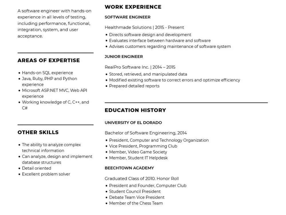 CV / Resume HTML Template Responsive in Tailwind CSS. | Upwork