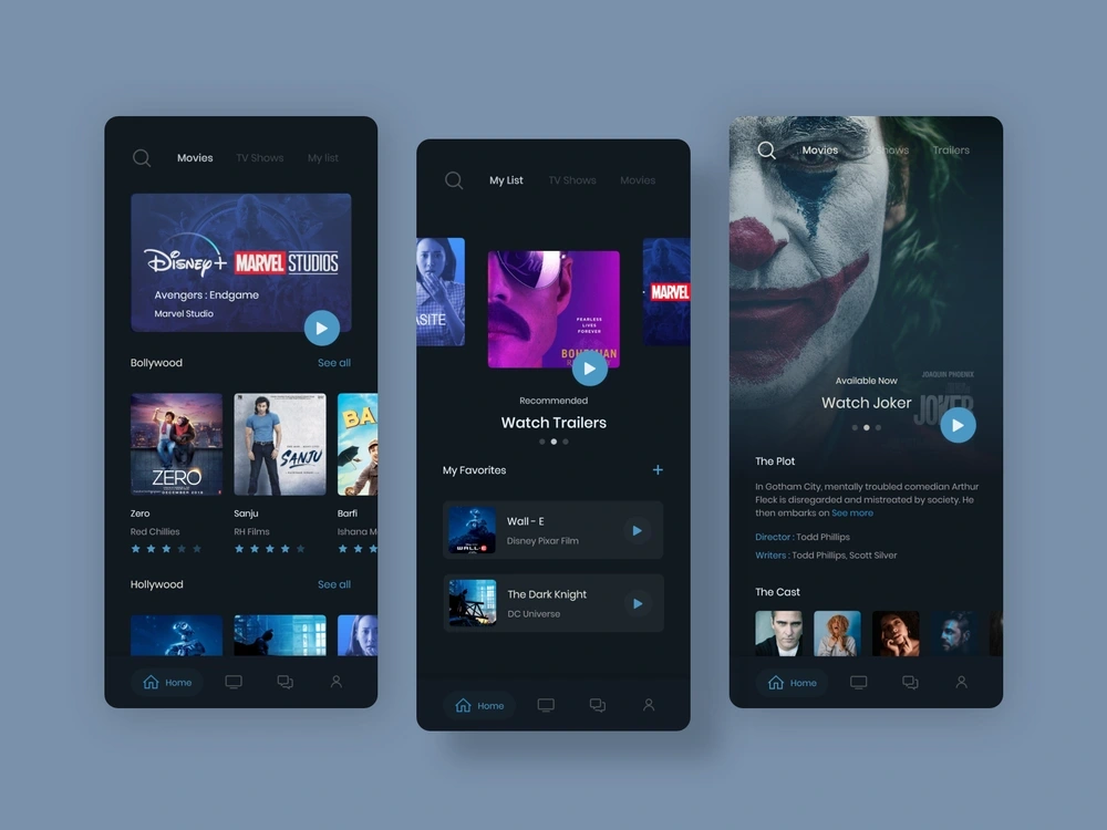 A live streaming web series movies app like netflix Upwork