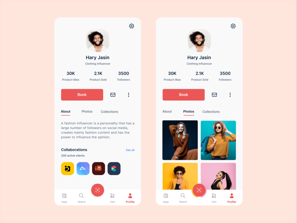 Modern Mobile App UI/UX Design | Upwork