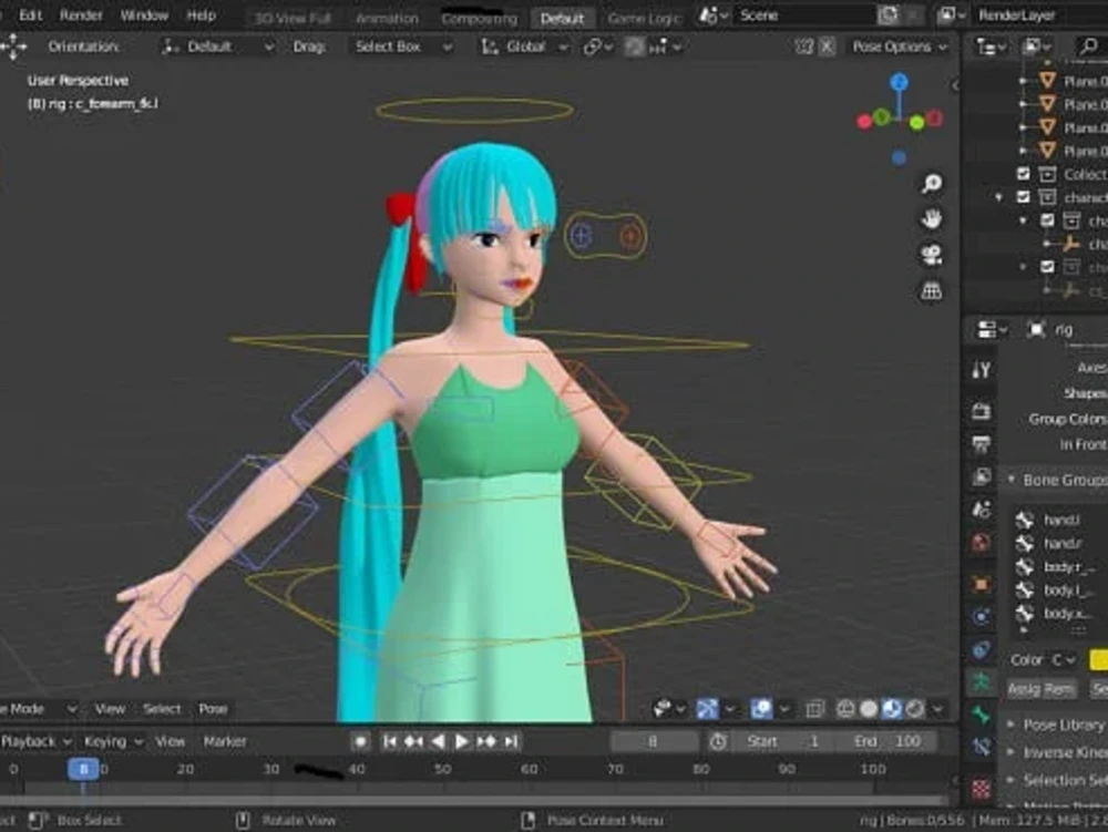 An Amazing Rigging For Blender Character | Upwork