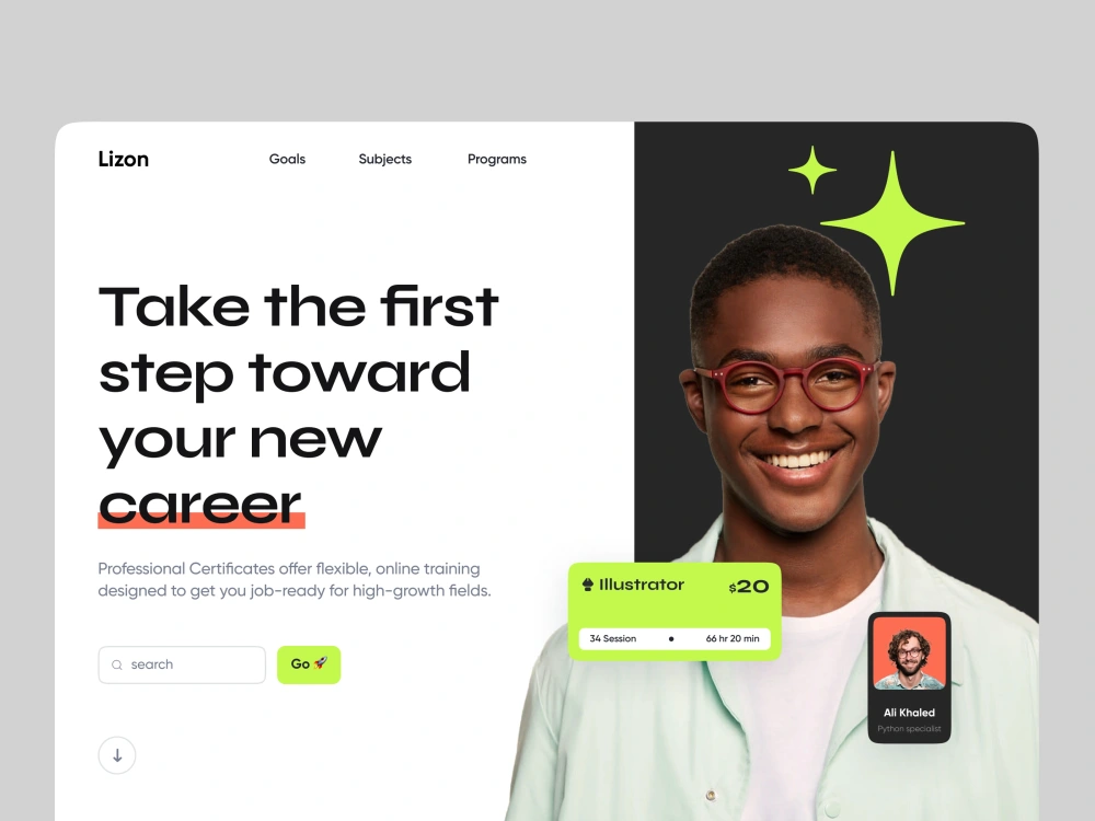 A clean UI/UX of your Landing Page and Homepage | Upwork