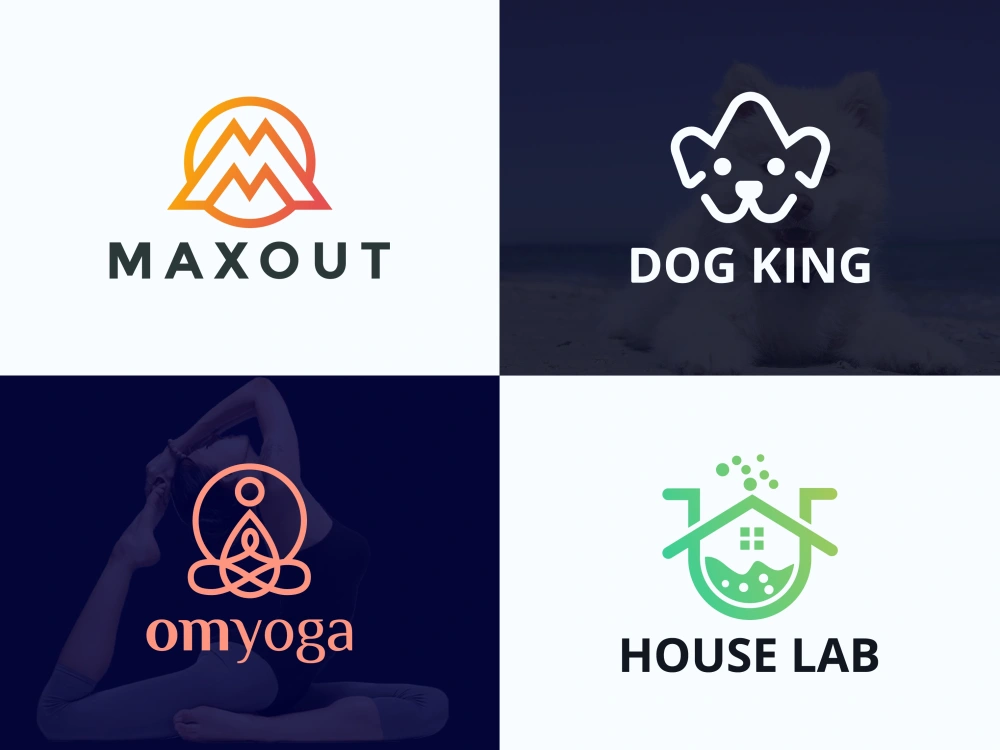 A creative modern minimalist logo