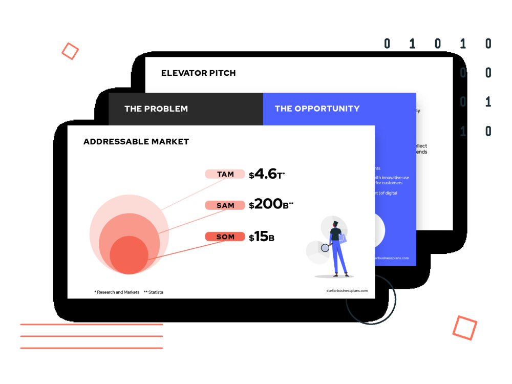 A stellar investor pitch deck Upwork